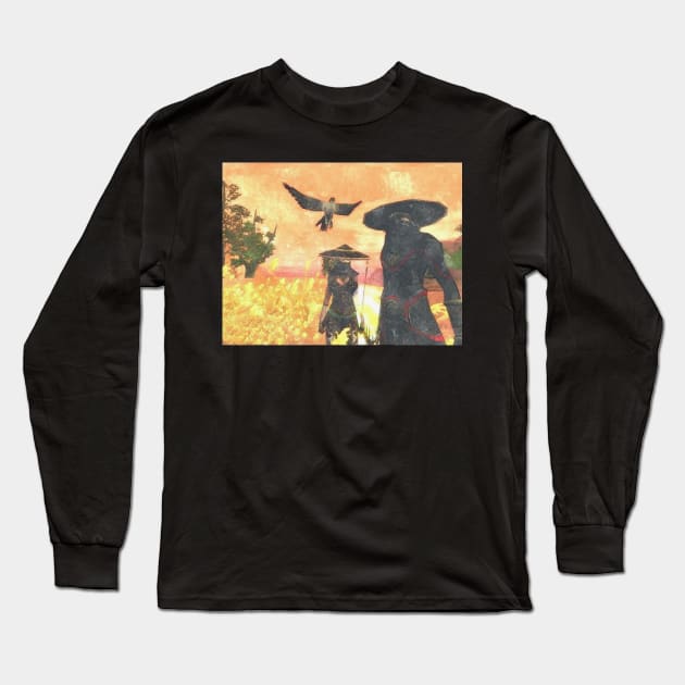 Thief on Silkroad way - سيلك رود لص في طريقه Long Sleeve T-Shirt by foxxya